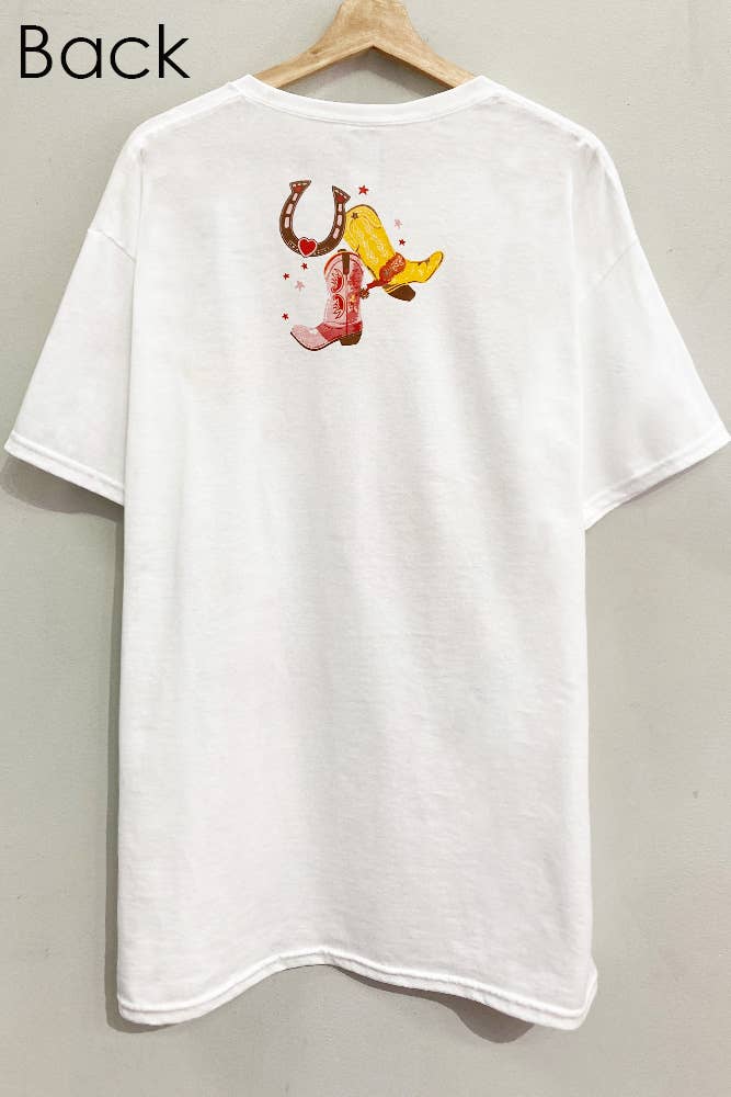 Cowgirl Era Front and Back Tee