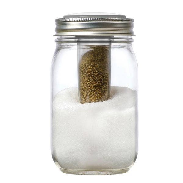 Jarware Salt and Pepper Shaker for Regular Mouth Mason Jar