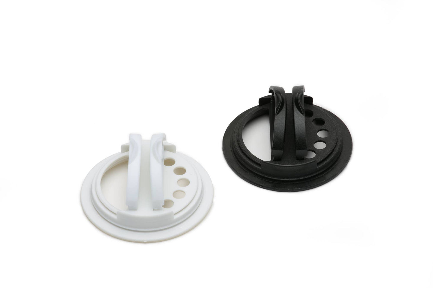 Jarware Spice Lid for Regular Mouth Mason Jar, Black, White