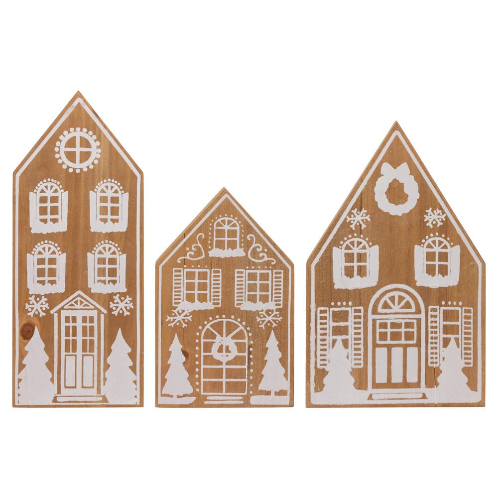 Gingerbread Houses Set of 3 Christmas Décor