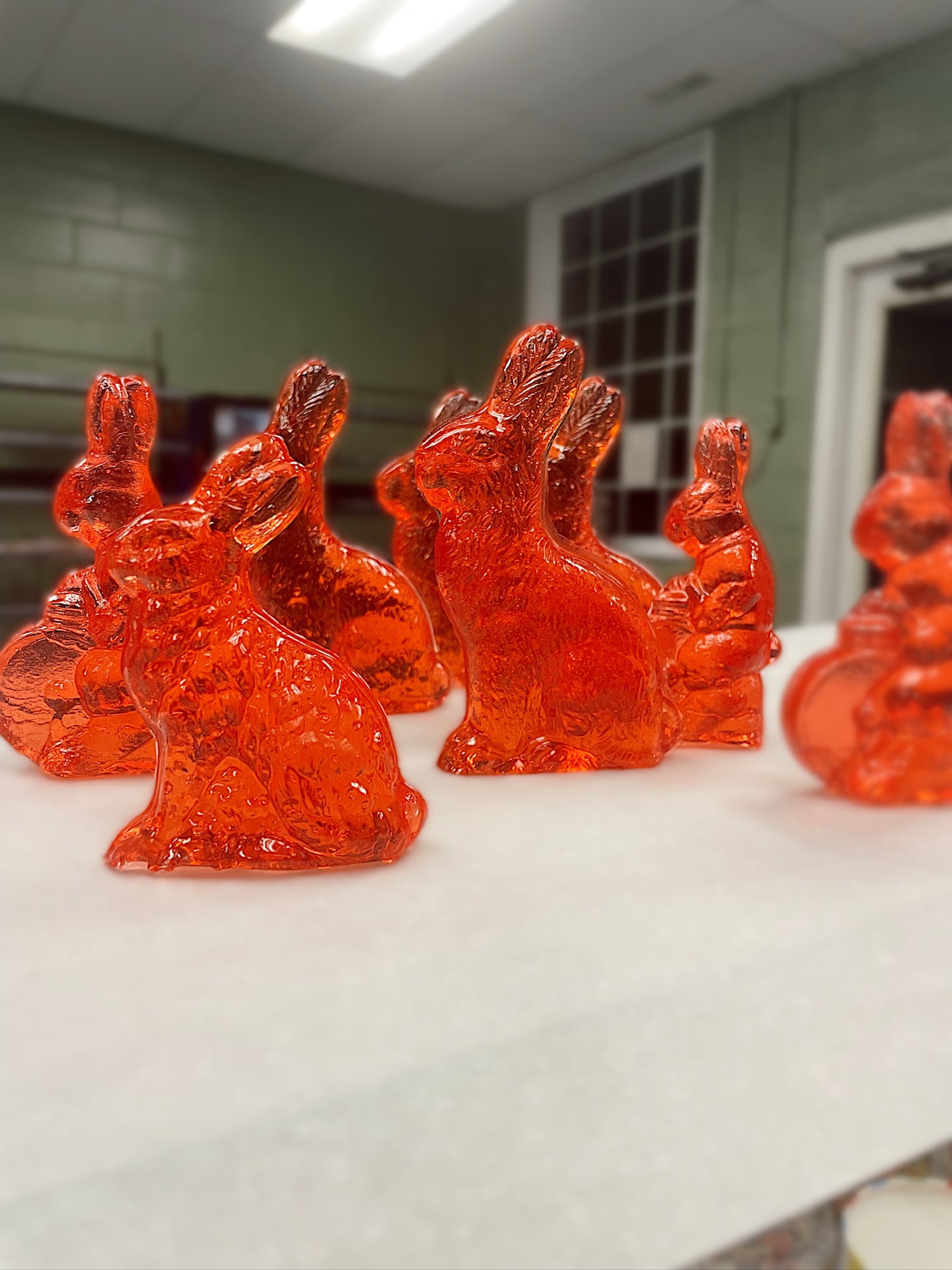 German Clear Toy Red Rabbit Candy