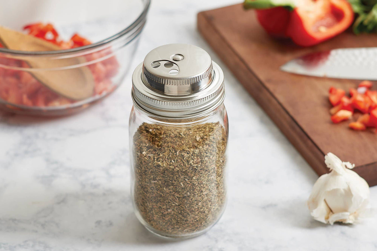 Jarware Spice Lid for Regular Mouth Mason Jar