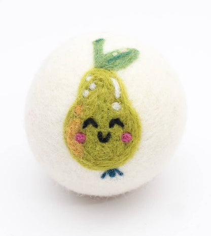 Fruits: Strawberry, Pear, Plum, Bananas... Wool Dryer Balls