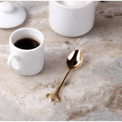 Gold Demi Spoon – Teapot Design Espresso Stirrer