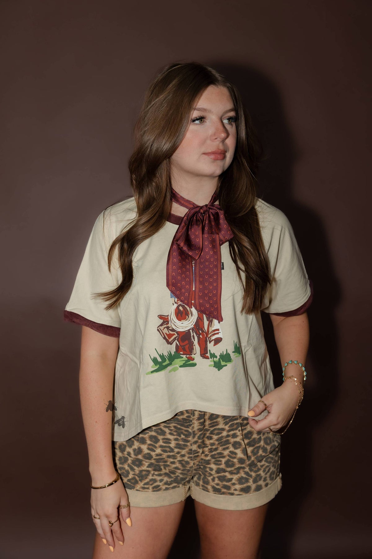 My Lucky Twilly Scarf in Wine