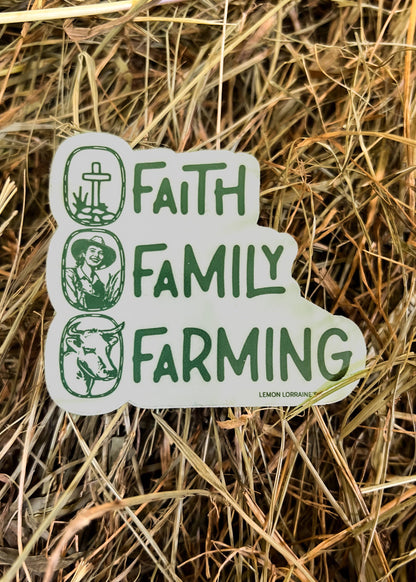 FAITH FAMILY FARMING - Sticker  