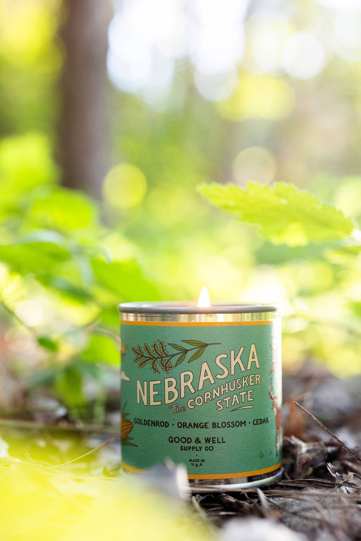Nebraska State Soy Candle