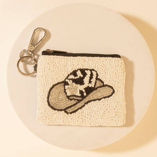 Rodeo Town Bag Charm in Sandy Ivory