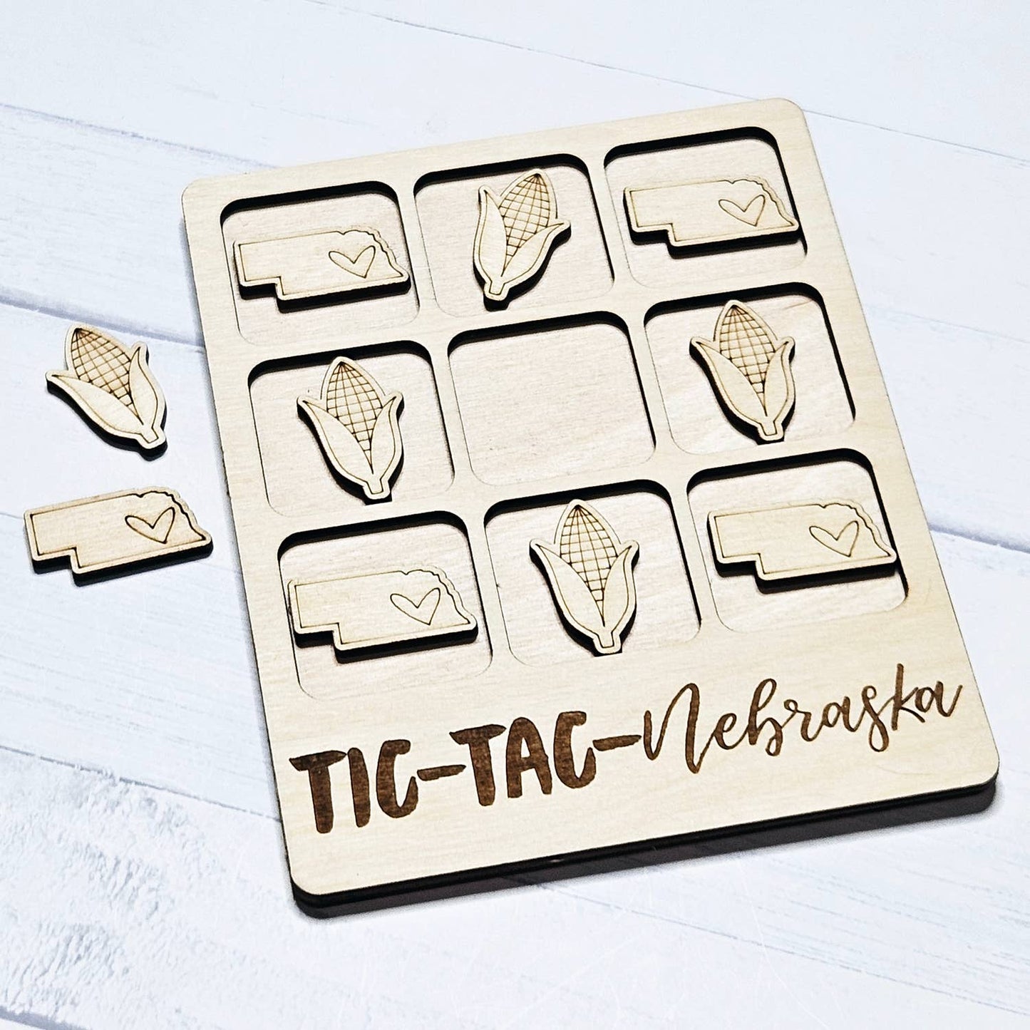 Nebraska Corn Tic-Tac-Toe Game