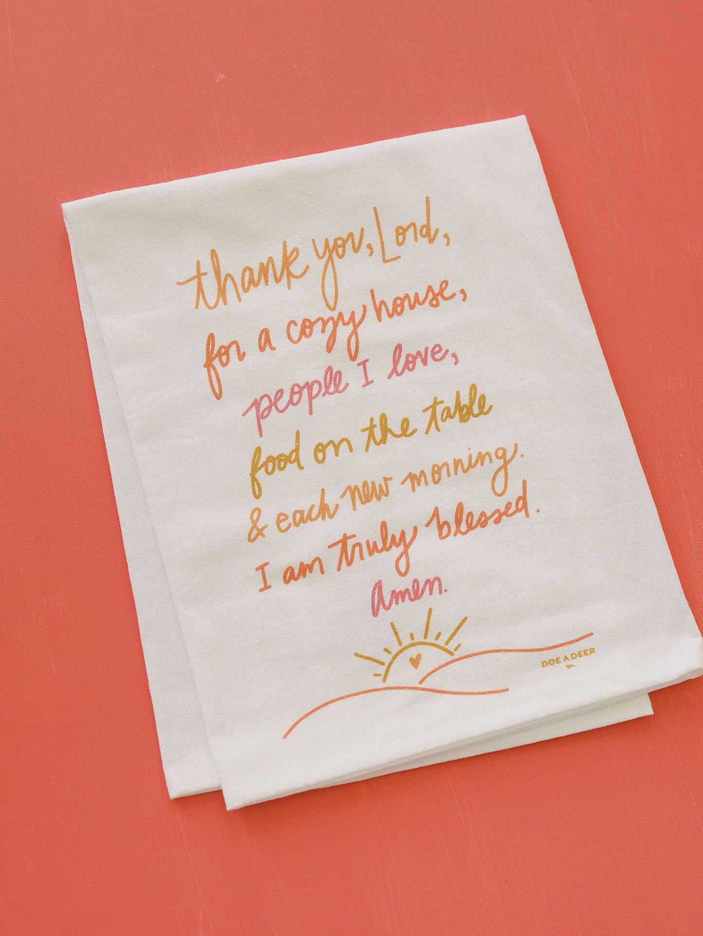 Thank You Lord - Flour Sack Towel