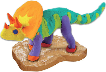 Dino Clay Models with Modeling Clay