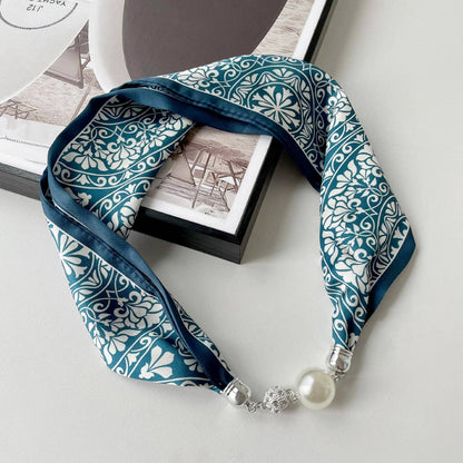 Magnetic Silk Scarf Necklace – Elegant Neck Wrap_CWASC0752