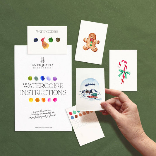 Mini Christmas Watercolor Kit No. 1