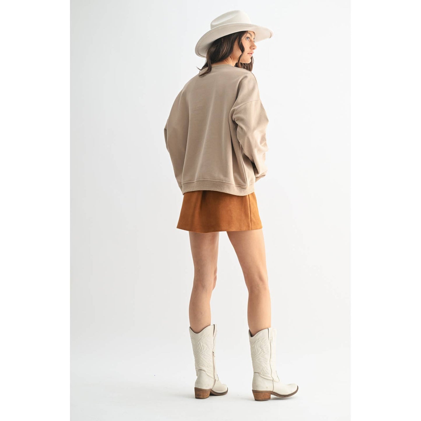 'HORSESHOE' FRENCH TERRY PULLOVER