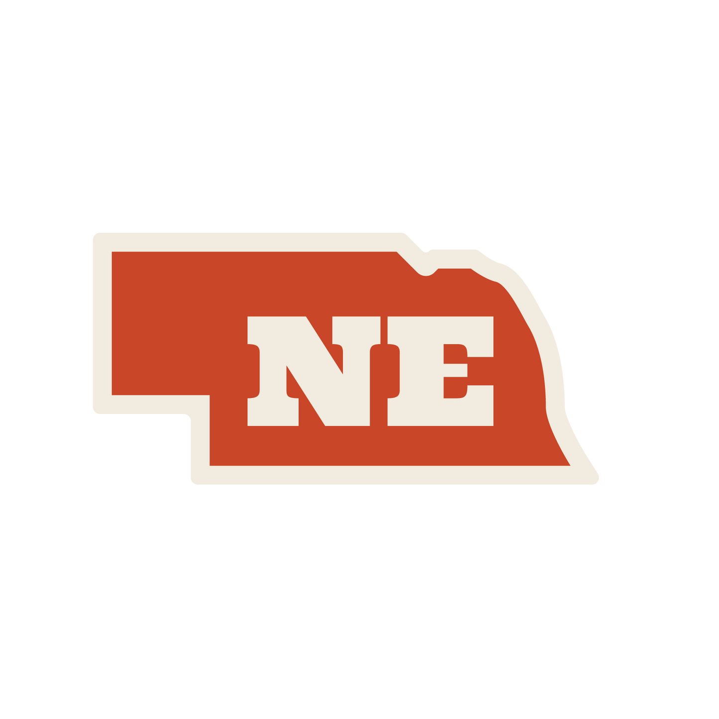 Nebraska State Sticker