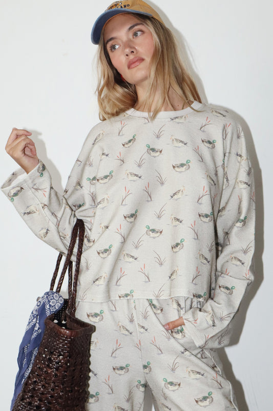 Duck Crew Neck Sweatshirt