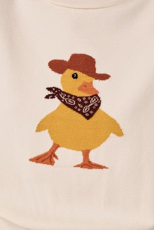 Cowboy Duck short sleeve sweater