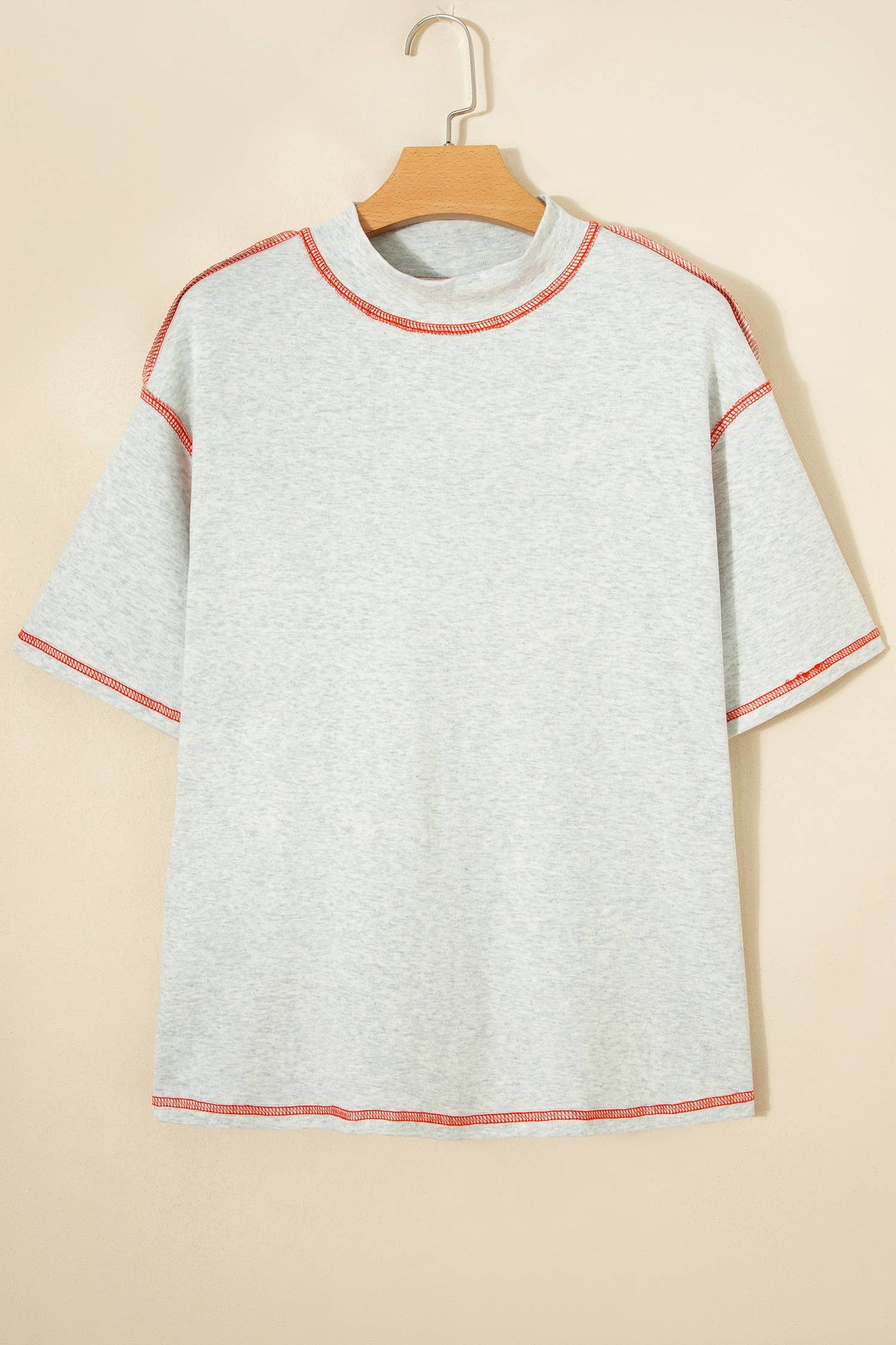 66Game Day Reversible Mock neck Contrast-Stitched Tee (S-XL)