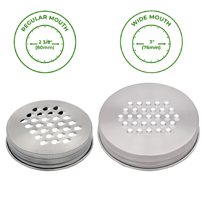 Grater / Shredder Lid for Mason Jars