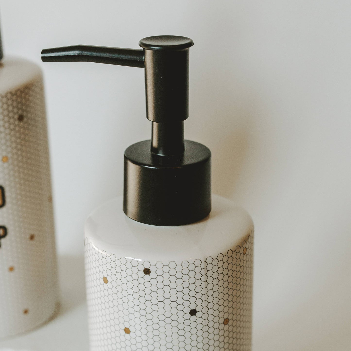 8.5oz Honeycomb Tile Dish Soap Dispenser- Home Decor & Gifts