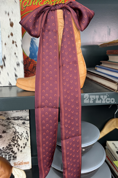 My Lucky Twilly Scarf in Wine