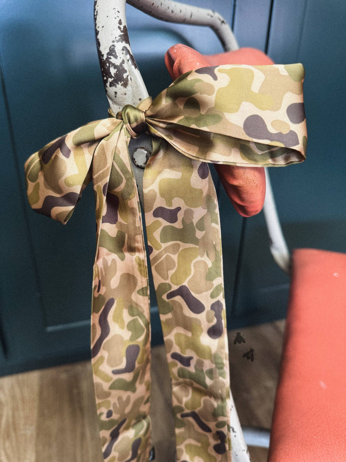 Camo Goodness Twilly Scarf in Gruene