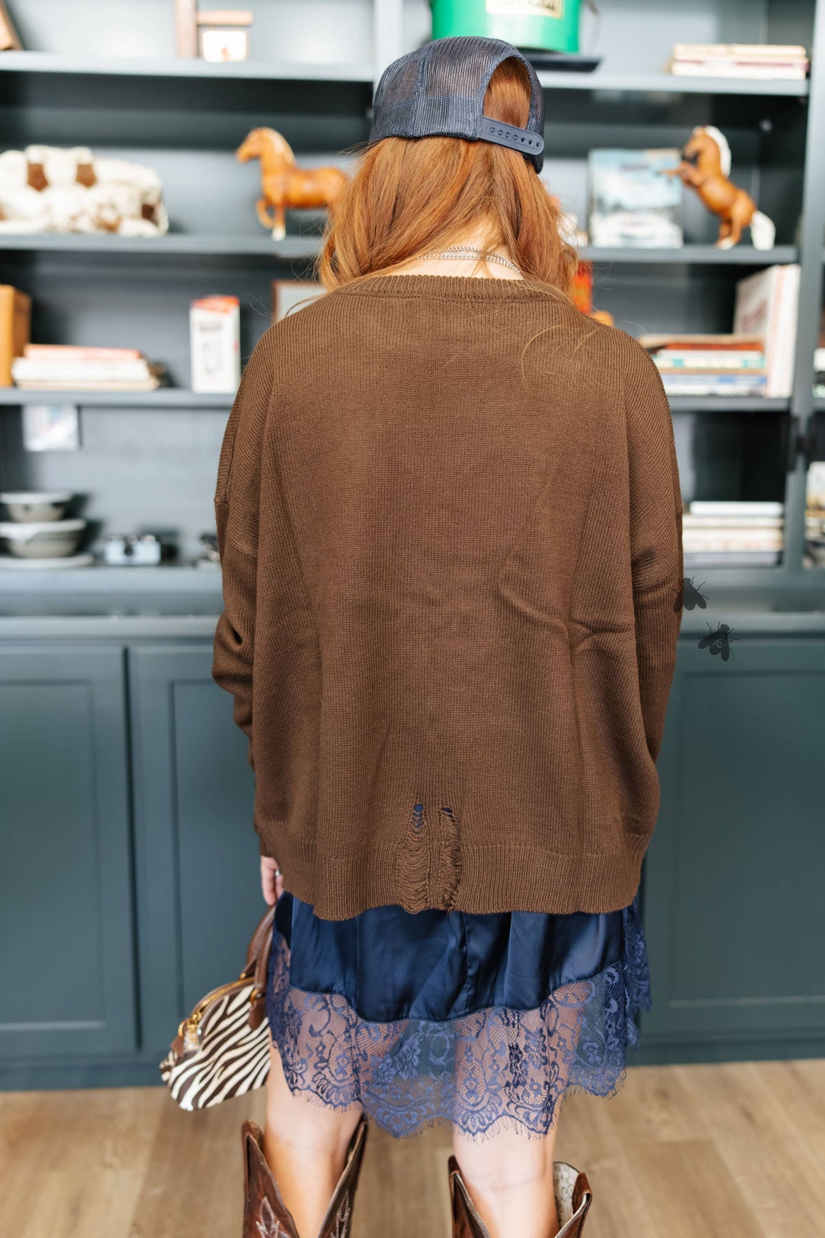 Worn Lucky Lightweight Knit Top