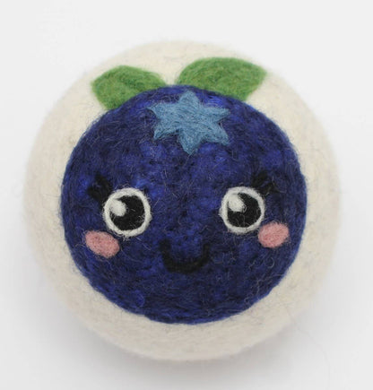 Fruits: Strawberry, Pear, Plum, Bananas... Wool Dryer Balls