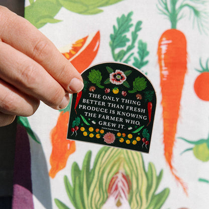 Knowing The Farmer Decal Sticker
