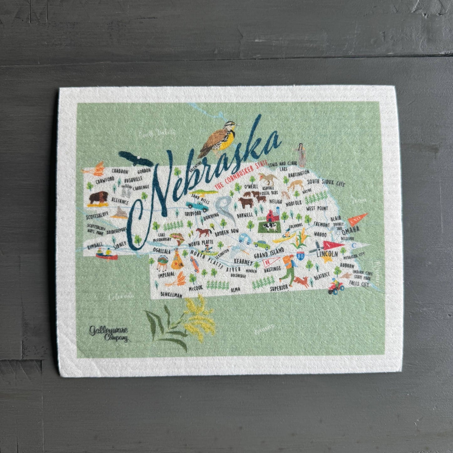 Nebraska Swedish Towel