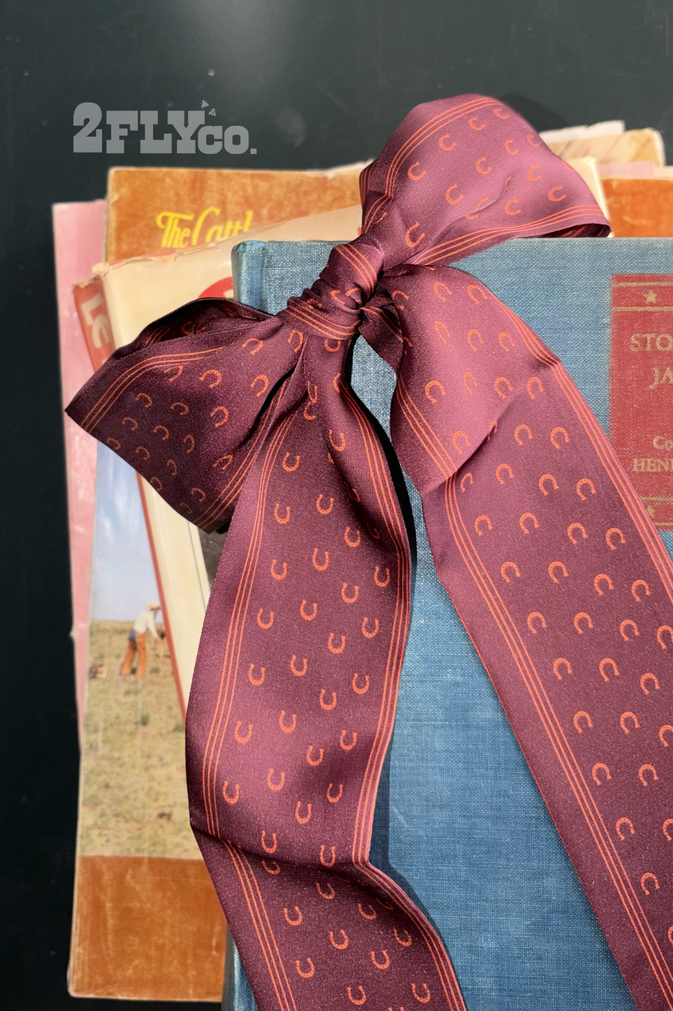 My Lucky Twilly Scarf in Wine