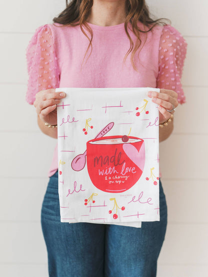 Cherry On Top Flour Sack Towel
