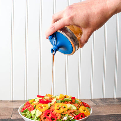 Silicone Oil Cruet Pour Lid for Mason Jars