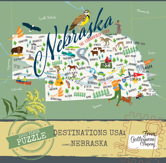 Nebraska 1000 Piece Jigsaw Puzzle