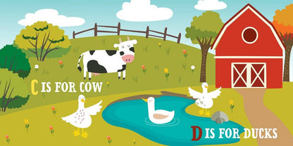 F is for Farm - Kids' Educational Book