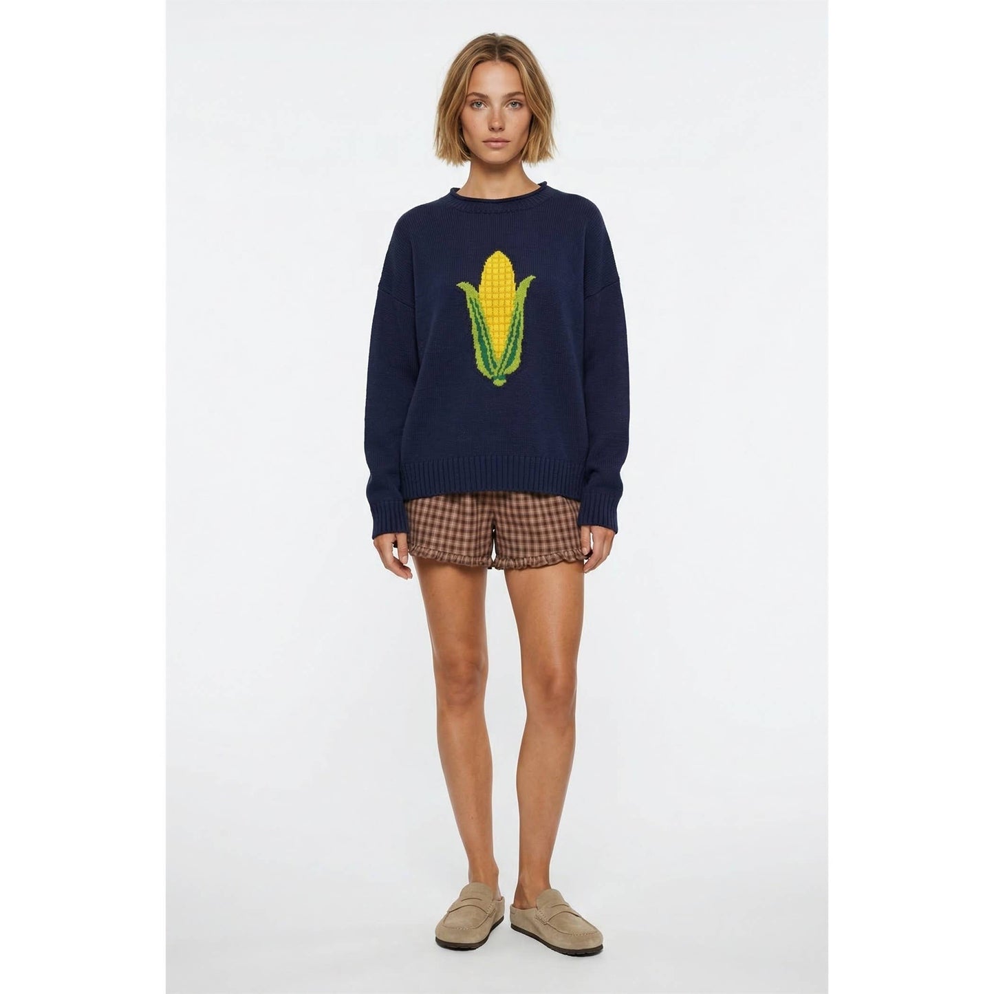 Corn pullover sweater