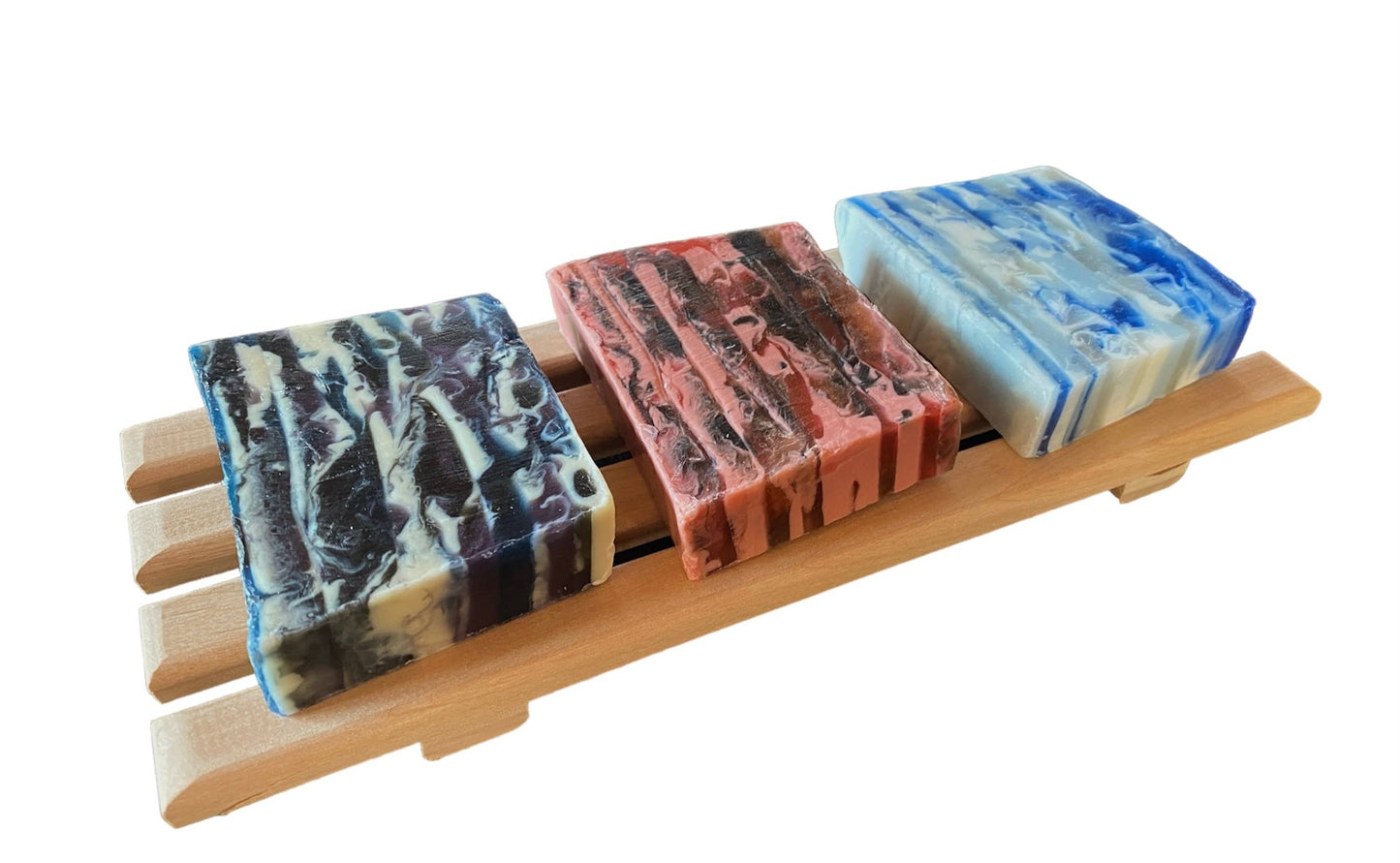 4" x 10" spa soap tray - made of repurposed red alder wood