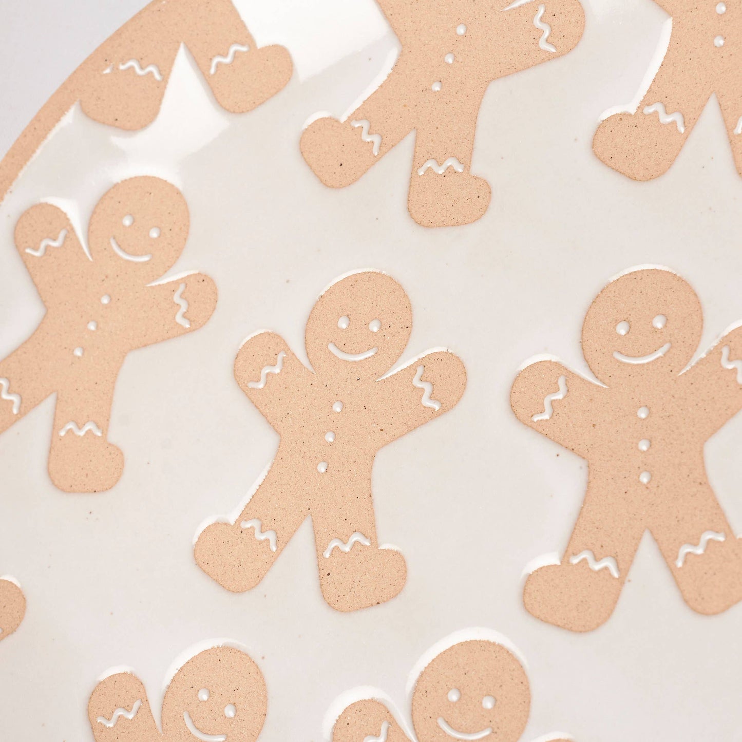 Small Gingerbrad Man Plate