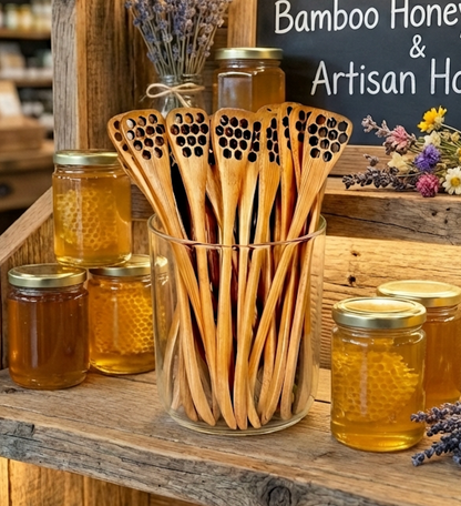 Bamboo Honey Dipper Spoon | Summer Bestseller
