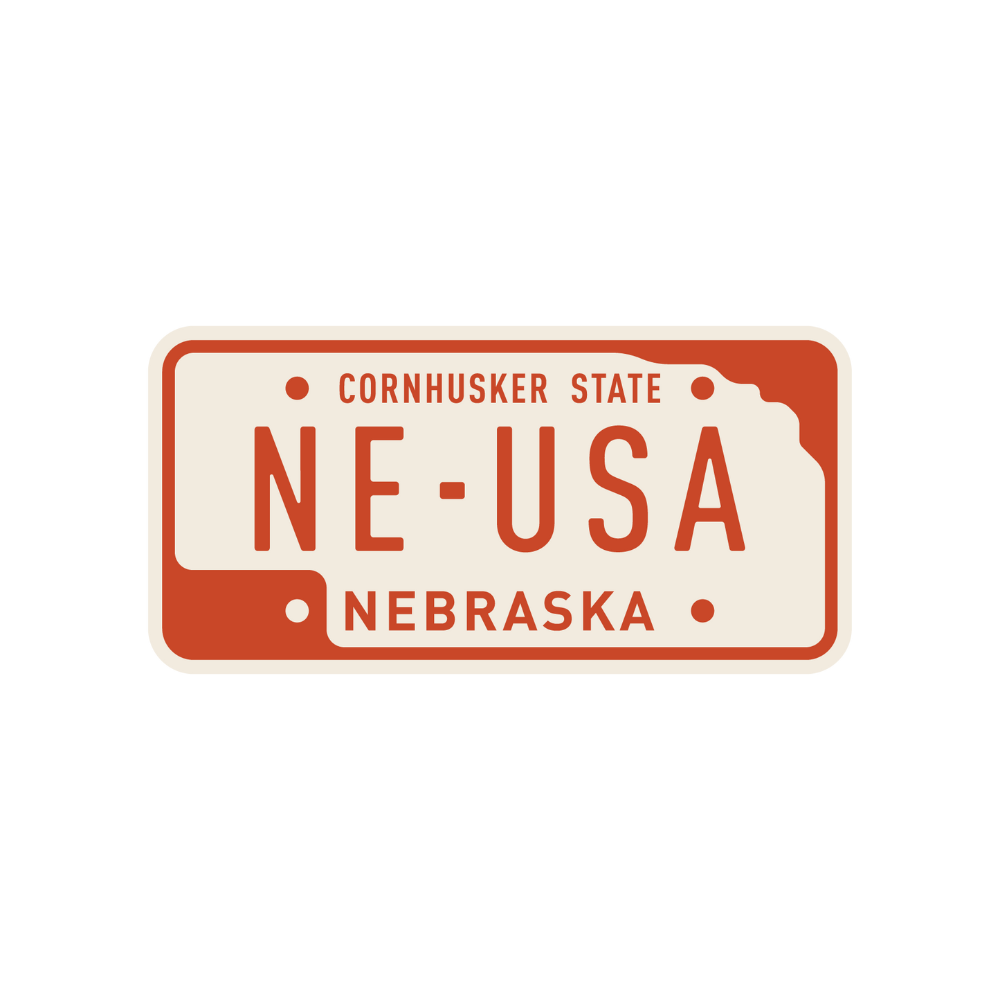 NE License Sticker
