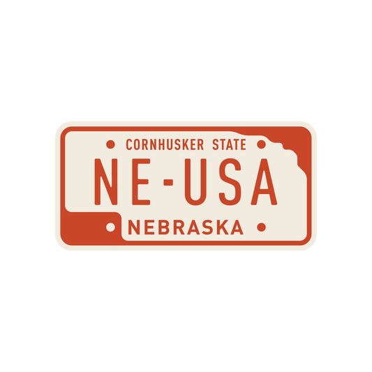 NE License Sticker
