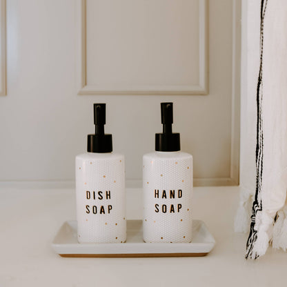 8.5oz Honeycomb Tile Dish Soap Dispenser- Home Decor & Gifts