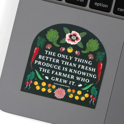Knowing The Farmer Decal Sticker