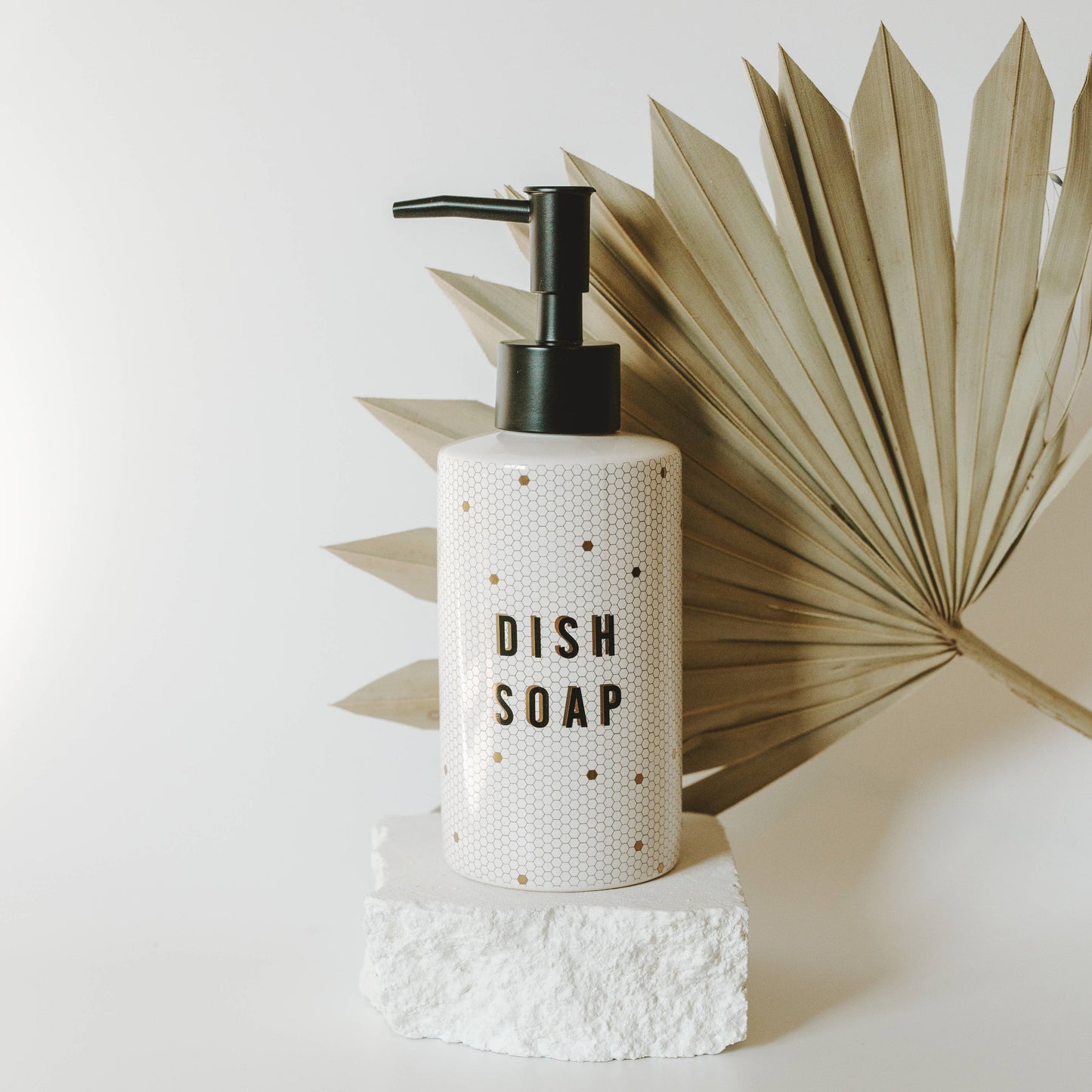 8.5oz Honeycomb Tile Dish Soap Dispenser- Home Decor & Gifts