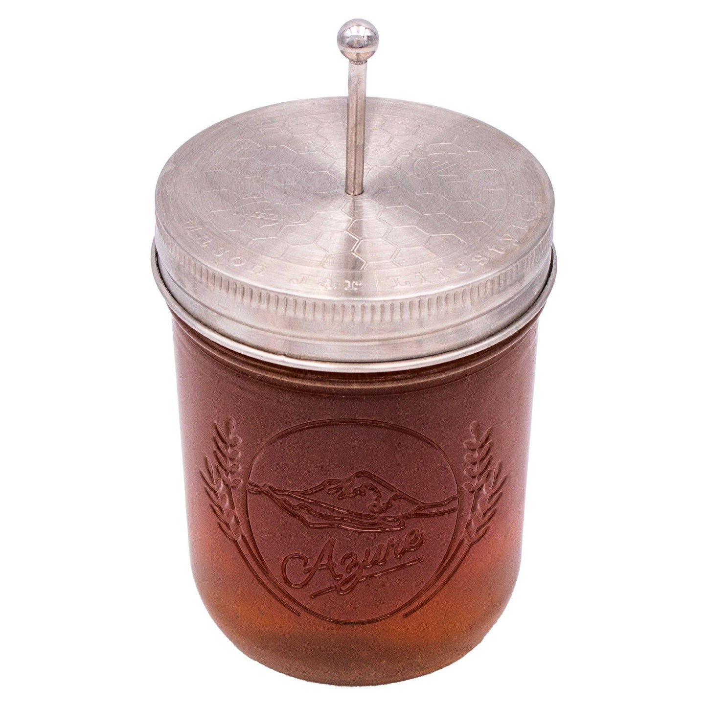 Honey Dipper Stainless Steel Lid for Mason Jars