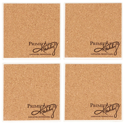 Gingerbread House Coaster Set