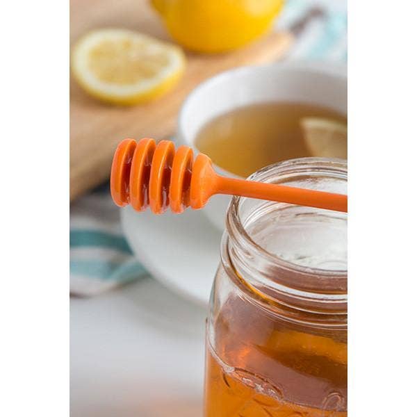 Jarware Honey Dipper Lid for Regular Mouth Mason Jar
