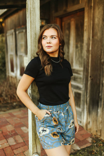 THE BRITCHES  VINTAGE COWBOY SHORTS