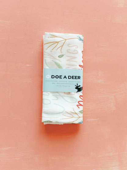Count Your Blessings - Flour Sack Towel / Faith, Gift