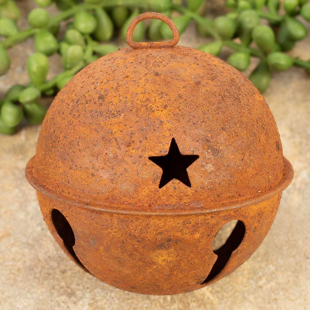 Rusty Tin Sleigh Jingle Bell 80mm